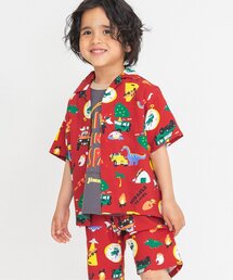 BREEZE | Jimny 総柄シャツ(セットアップ可)(シャツ/ブラウス)