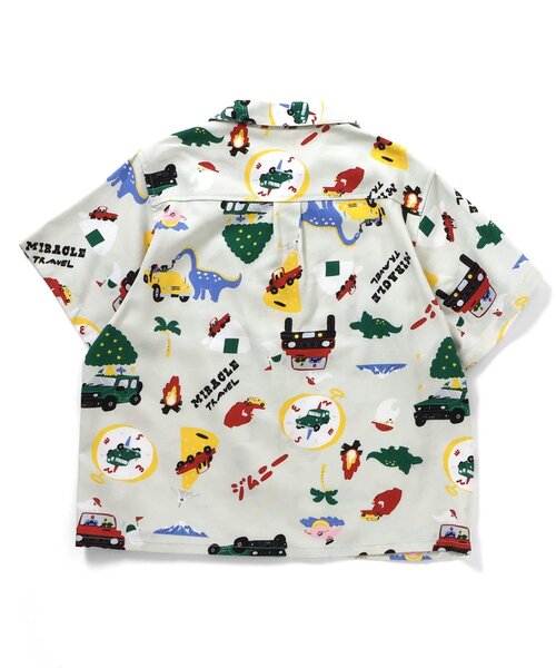 BREEZE(ブリーズ)の「Jimny 総柄シャツ(セットアップ可)(シャツ/ブラウス・キッズ・レッド/キナリ・100/110/80/90/140/120/130)」の9枚目の写真