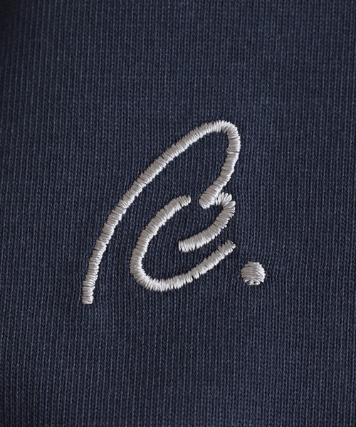 ROCHEM(ローシェン)の「ワンポイントロゴ刺繍フェイクレイヤードTシャツ(Tシャツ/カットソー・メンズ・カーキ/ネイビー/ブラック/ホワイト・L/S/XS/M)」の15枚目の写真