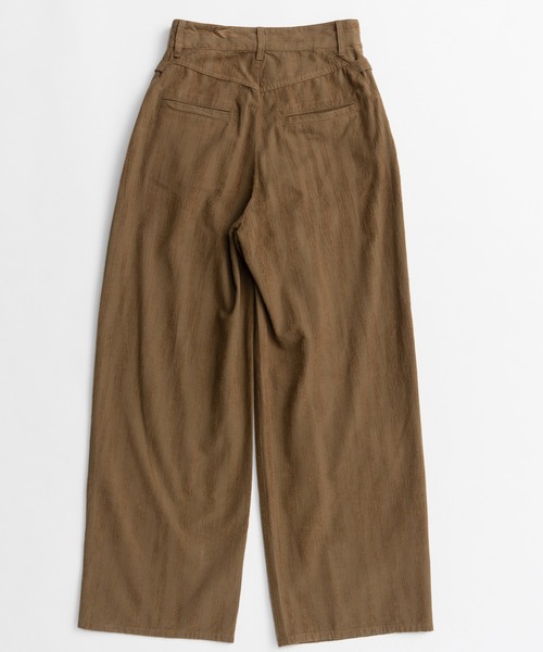 MAISON SPECIAL(メゾンスペシャル)の「【2026Autumn PRE-ORDER】Double-Waist Wide Tuck Pants/ダブルウエストワイドタックパンツ(その他パンツ・レディース・ブラック/カーキ・38/36)」の12枚目の写真