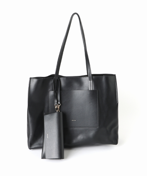 VERMEIL par iena(ヴェルメイユパーイエナ)の「SALCE サルーチェ GRETE with Case W39xH37xD12cm 4463250018(トートバッグ・レディース・ブラック・FREE)」の2枚目の写真