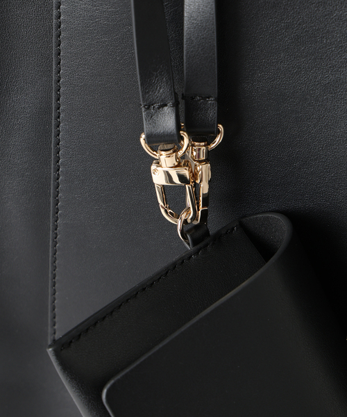 VERMEIL par iena(ヴェルメイユパーイエナ)の「SALCE サルーチェ GRETE with Case W39xH37xD12cm 4463250018(トートバッグ・レディース・ブラック・FREE)」の8枚目の写真