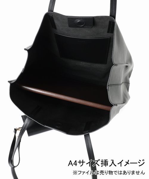 VERMEIL par iena(ヴェルメイユパーイエナ)の「SALCE サルーチェ GRETE with Case W39xH37xD12cm 4463250018(トートバッグ・レディース・ブラック・FREE)」の10枚目の写真