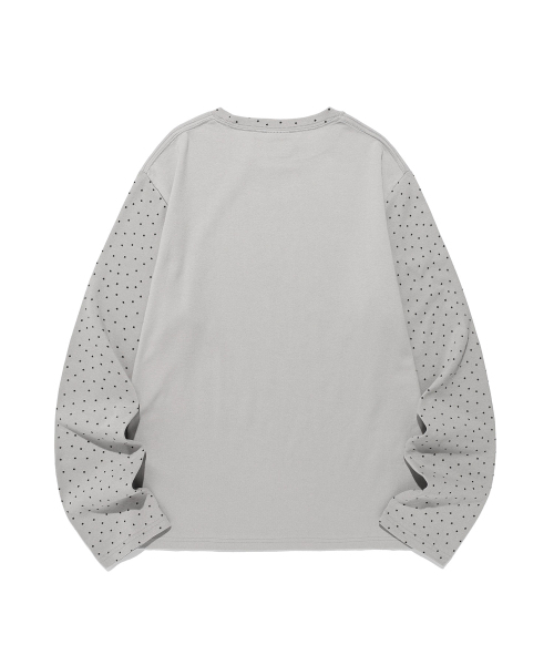 NICE GHOST CLUB(ナイスゴーストクラブ)の「WRESTLING STAR L/S TEE_GREY(NG2FFUT552A)(Tシャツ/カットソー・レディース・グレー・S/M/L)」の2枚目の写真