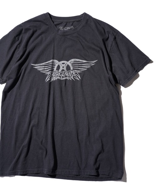THRIFTY LOOK(スリフティールック)の「THRIFTY LOOK / スリフティールック "AEROSMITH" TEE エアロスミス バンドTシャツ ユーズド加工(Tシャツ/カットソー・メンズ・ブラック系1/ブラック・MEDIUM/X-LARGE/LARGE)」の2枚目の写真