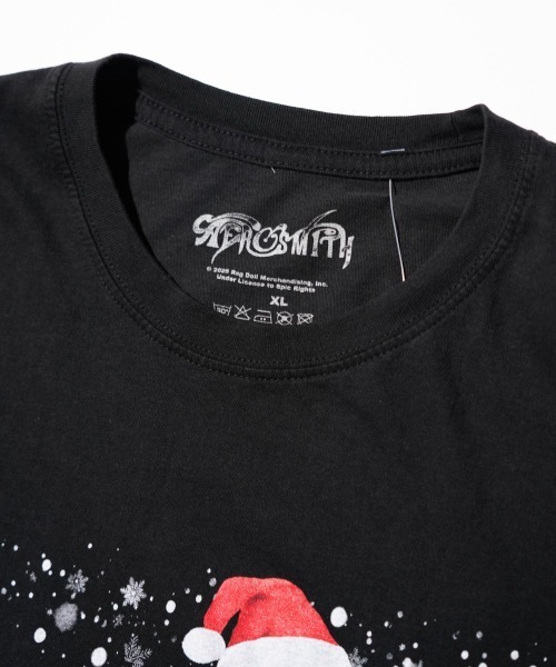 THRIFTY LOOK(スリフティールック)の「THRIFTY LOOK / スリフティールック "AEROSMITH" TEE エアロスミス バンドTシャツ ユーズド加工(Tシャツ/カットソー・メンズ・ブラック系1/ブラック・MEDIUM/X-LARGE/LARGE)」の4枚目の写真