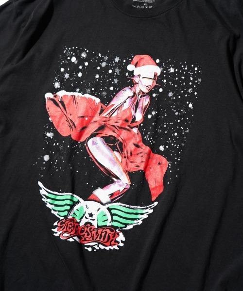 THRIFTY LOOK(スリフティールック)の「THRIFTY LOOK / スリフティールック "AEROSMITH" TEE エアロスミス バンドTシャツ ユーズド加工(Tシャツ/カットソー・メンズ・ブラック系1/ブラック・MEDIUM/X-LARGE/LARGE)」の5枚目の写真