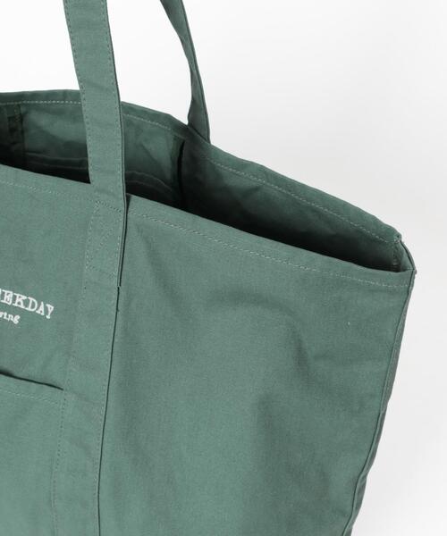 URBAN RESEARCH Sonny Label（アーバンリサーチサニーレーベル）の「SLEEPY WEEKDAY TOTEBAG（トートバッグ・レディース・ネイビー/ブラウン系その他/グリーン・ONE）」の13枚目の写真