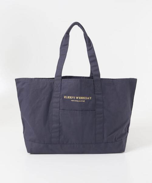 URBAN RESEARCH Sonny Label（アーバンリサーチサニーレーベル）の「SLEEPY WEEKDAY TOTEBAG（トートバッグ・レディース・ネイビー/ブラウン系その他/グリーン・ONE）」の16枚目の写真