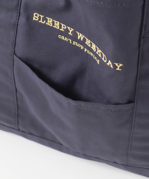 URBAN RESEARCH Sonny Label（アーバンリサーチサニーレーベル）の「SLEEPY WEEKDAY TOTEBAG（トートバッグ・レディース・ネイビー/ブラウン系その他/グリーン・ONE）」の19枚目の写真