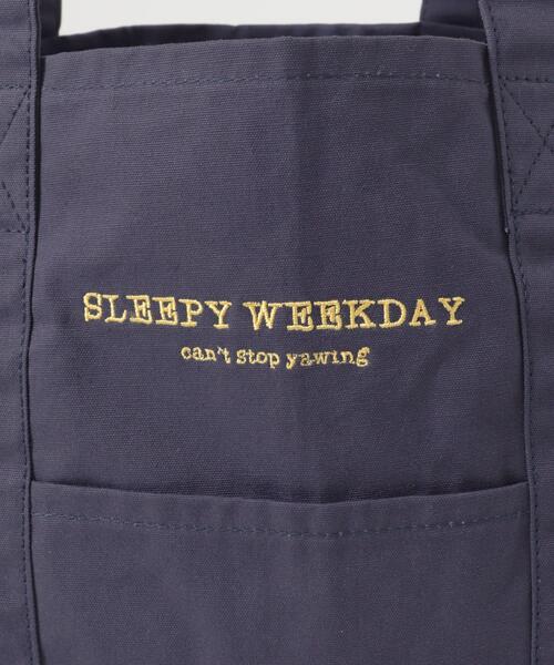 URBAN RESEARCH Sonny Label（アーバンリサーチサニーレーベル）の「SLEEPY WEEKDAY TOTEBAG（トートバッグ・レディース・ネイビー/ブラウン系その他/グリーン・ONE）」の21枚目の写真