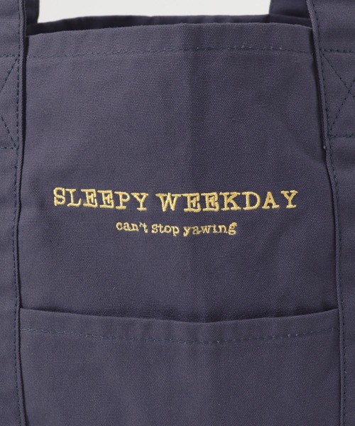 URBAN RESEARCH Sonny Label(アーバンリサーチサニーレーベル)の「SLEEPY WEEKDAY TOTEBAG(トートバッグ・レディース・ネイビー/ブラウン系その他/グリーン・ONE)」の21枚目の写真