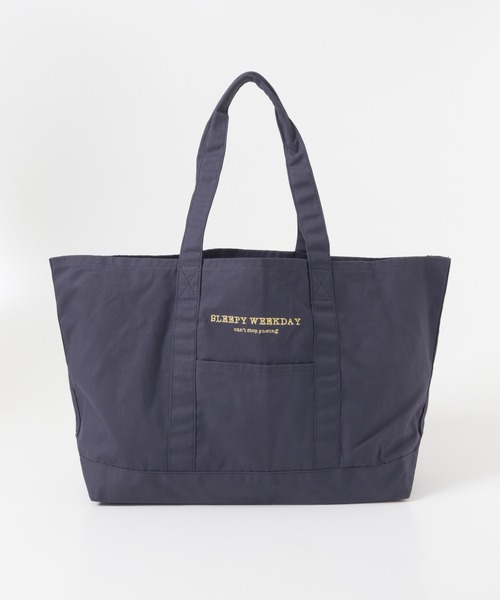 URBAN RESEARCH Sonny Label(アーバンリサーチサニーレーベル)の「SLEEPY WEEKDAY TOTEBAG(トートバッグ・レディース・ネイビー/ブラウン系その他/グリーン・ONE)」の15枚目の写真
