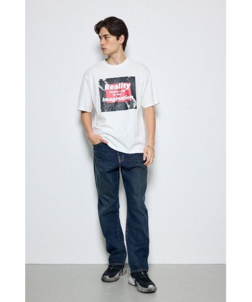 AZUL by moussy(アズールバイマウジー)の「【セットアップ対応】AZUL DENIM ルーズストレート デニム ジーンズ ロングパンツ(デニムパンツ・メンズ・ワンウォッシュ/ブルー・34inch/32inch/30inch/28inch)」の13枚目の写真