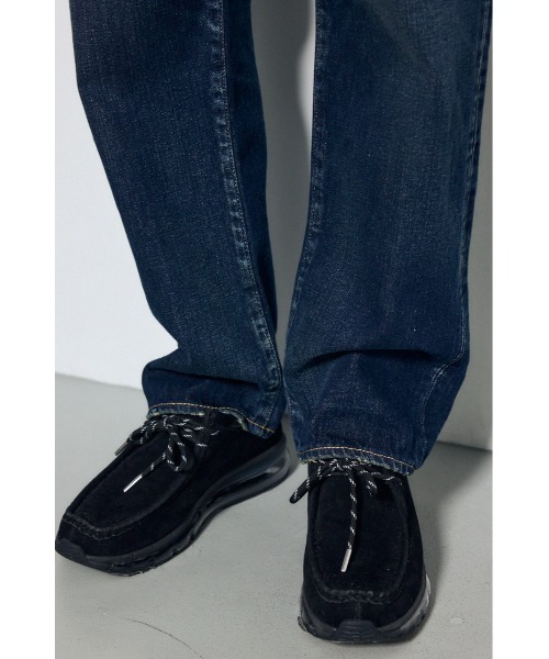 AZUL by moussy(アズールバイマウジー)の「【セットアップ対応】AZUL DENIM ルーズストレート デニム ジーンズ ロングパンツ(デニムパンツ・メンズ・ワンウォッシュ/ブルー・34inch/32inch/30inch/28inch)」の8枚目の写真