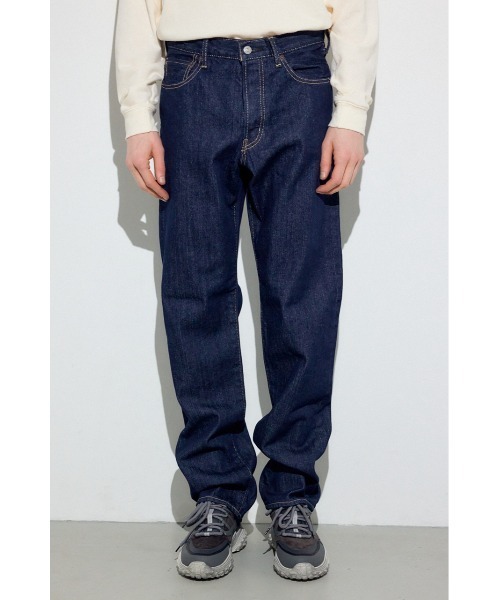 AZUL by moussy(アズールバイマウジー)の「【セットアップ対応】AZUL DENIM ルーズストレート デニム ジーンズ ロングパンツ(デニムパンツ・メンズ・ワンウォッシュ/ブルー・34inch/32inch/30inch/28inch)」の11枚目の写真
