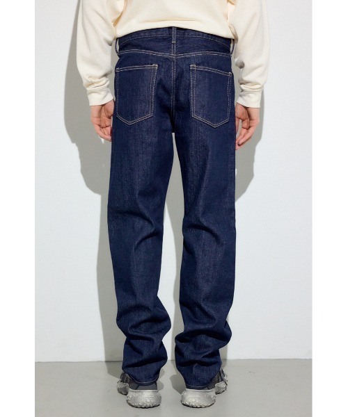 AZUL by moussy(アズールバイマウジー)の「【セットアップ対応】AZUL DENIM ルーズストレート デニム ジーンズ ロングパンツ(デニムパンツ・メンズ・ワンウォッシュ/ブルー・34inch/32inch/30inch/28inch)」の3枚目の写真
