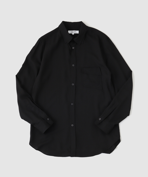 sulvam(サルバム)の「SULVAM / サルバム RAYON DOUBLE COLLAR SH(シャツ/ブラウス・メンズ・ホワイト/ブラック・SMALL/MEDIUM)」の2枚目の写真