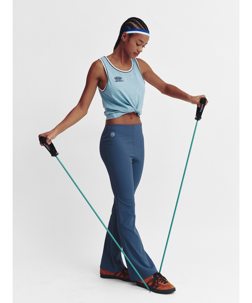 MENASOO(ミナス)の「Signature Double Binding Sleeveless Top_Skyblue(Tシャツ/カットソー・レディース・スカイブルー・F)」の3枚目の写真