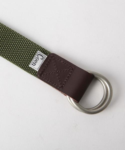 coen（コーエン）の「ソリッドリングベルト（ベルト・メンズ・ブラック/ベージュ/ワインレッド/オリーブ/ライトブルー・フリー）」の7枚目の写真