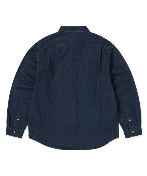 thisisneverthat(ディスイズネバーザット)の「Washed Denim Shirt(シャツ/ブラウス・メンズ・レッド/ダークブラウン/インディゴブルー・M/L/S/XL)」の7枚目の写真