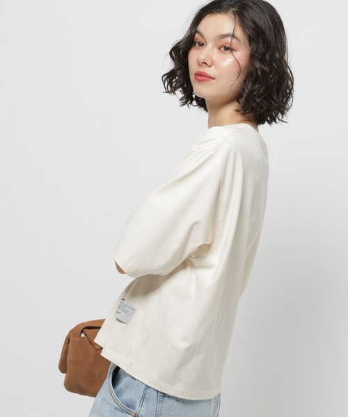 niko and...(ニコアンド)の「【WILLIAM B.ELIOTT】NYCTシャツ(Tシャツ/カットソー・レディース・オフホワイト/ブラウン・MEDIUM/LARGE)」の9枚目の写真