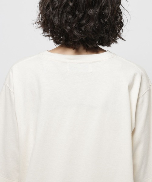 niko and...(ニコアンド)の「【WILLIAM B.ELIOTT】NYCTシャツ(Tシャツ/カットソー・レディース・オフホワイト/ブラウン・MEDIUM/LARGE)」の6枚目の写真
