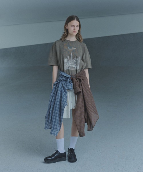 niko and...(ニコアンド)の「【WILLIAM B.ELIOTT】NYCTシャツ(Tシャツ/カットソー・レディース・オフホワイト/ブラウン・MEDIUM/LARGE)」の19枚目の写真