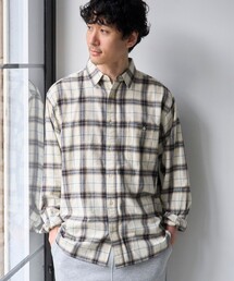 coen（コーエン）の「【抗菌防臭】アソートチェックネルシャツ（シャツ/ブラウス）」
