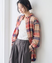 coen（コーエン）の「【抗菌防臭】アソートチェックネルシャツ（シャツ/ブラウス）」