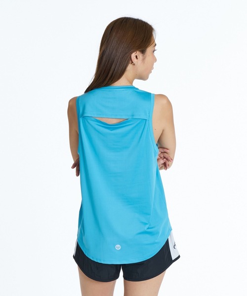 ROXY(ロキシー)の「ROXY FITNESS EARTHY CRISP TANK バックスリットタンクトップ /速乾/UVカット/水陸両用 【2026年秋冬モデル】/ロキシー(タンクトップ・レディース・ブラック系その他/ホワイト/ブラック・SMALL/MEDIUM/LARGE)」の16枚目の写真