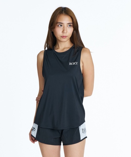 ROXY(ロキシー)の「ROXY FITNESS EARTHY CRISP TANK バックスリットタンクトップ /速乾/UVカット/水陸両用 【2026年秋冬モデル】/ロキシー(タンクトップ・レディース・ブラック系その他/ホワイト/ブラック・SMALL/MEDIUM/LARGE)」の13枚目の写真