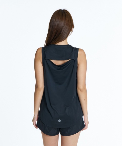 ROXY(ロキシー)の「ROXY FITNESS EARTHY CRISP TANK バックスリットタンクトップ /速乾/UVカット/水陸両用 【2026年秋冬モデル】/ロキシー(タンクトップ・レディース・ブラック系その他/ホワイト/ブラック・SMALL/MEDIUM/LARGE)」の14枚目の写真