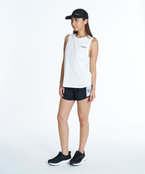 ROXY(ロキシー)の「ROXY FITNESS EARTHY CRISP TANK バックスリットタンクトップ /速乾/UVカット/水陸両用 【2026年秋冬モデル】/ロキシー(タンクトップ・レディース・ブラック系その他/ホワイト/ブラック・SMALL/MEDIUM/LARGE)」の6枚目の写真