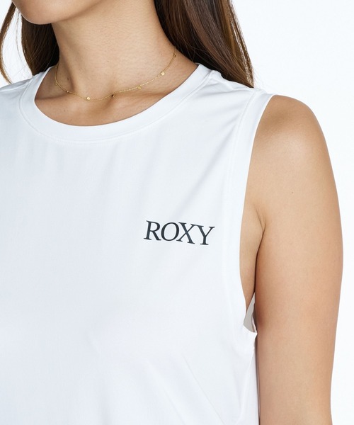 ROXY(ロキシー)の「ROXY FITNESS EARTHY CRISP TANK バックスリットタンクトップ /速乾/UVカット/水陸両用 【2026年秋冬モデル】/ロキシー(タンクトップ・レディース・ブラック系その他/ホワイト/ブラック・SMALL/MEDIUM/LARGE)」の7枚目の写真