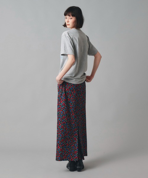 AT THE TRNK(アットザトランク)の「カラフルフロッキー プリント Tシャツ AT THE TRNK(Tシャツ/カットソー・レディース・グレー/ピンク・M)」の7枚目の写真