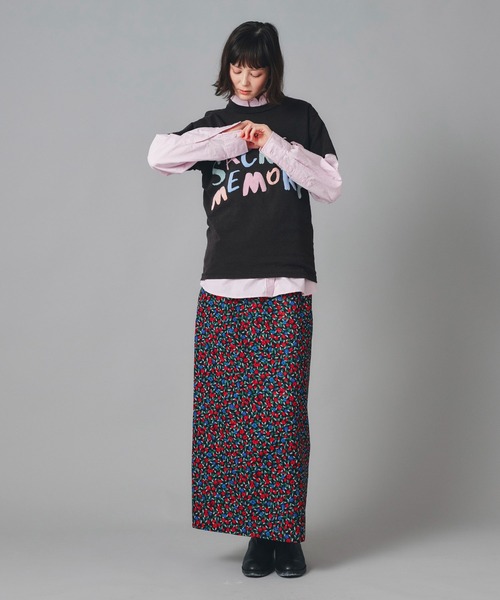 AT THE TRNK(アットザトランク)の「カラフルフロッキー プリント Tシャツ AT THE TRNK(Tシャツ/カットソー・レディース・グレー/ピンク・M)」の20枚目の写真