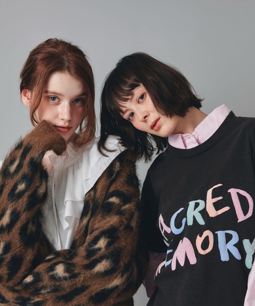 AT THE TRNK(アットザトランク)の「カラフルフロッキー プリント Tシャツ AT THE TRNK(Tシャツ/カットソー・レディース・グレー/ピンク・M)」の17枚目の写真