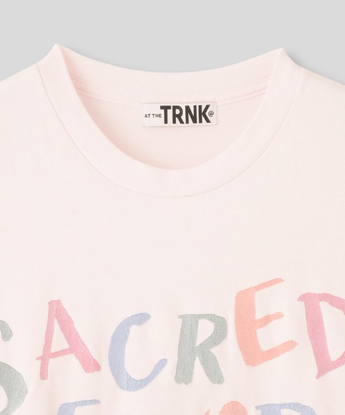 AT THE TRNK(アットザトランク)の「カラフルフロッキー プリント Tシャツ AT THE TRNK(Tシャツ/カットソー・レディース・グレー/ピンク・M)」の14枚目の写真