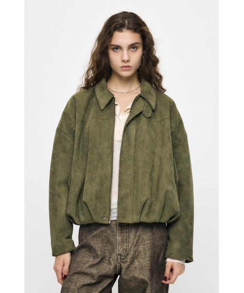 MOUSSY(マウジー)の「【26年AW新作】F/SUEDE PUFFER ブルゾン(ブルゾン・レディース・ブラウン/ネイビー/カーキ・FREE)」の14枚目の写真