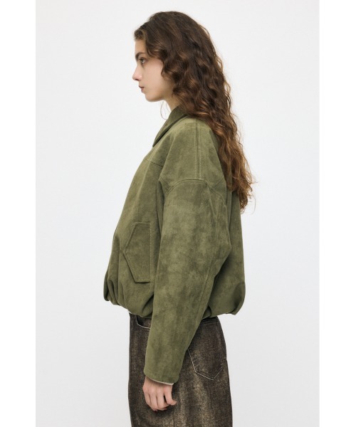 MOUSSY(マウジー)の「【26年AW新作】F/SUEDE PUFFER ブルゾン(ブルゾン・レディース・ブラウン/ネイビー/カーキ・FREE)」の15枚目の写真