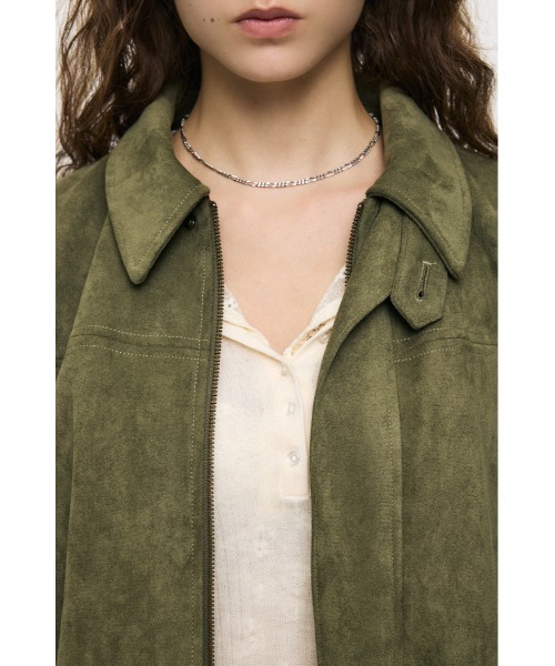 MOUSSY(マウジー)の「【26年AW新作】F/SUEDE PUFFER ブルゾン(ブルゾン・レディース・ブラウン/ネイビー/カーキ・FREE)」の17枚目の写真