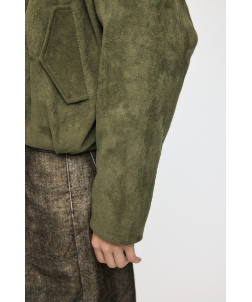 MOUSSY(マウジー)の「【26年AW新作】F/SUEDE PUFFER ブルゾン(ブルゾン・レディース・ブラウン/ネイビー/カーキ・FREE)」の18枚目の写真