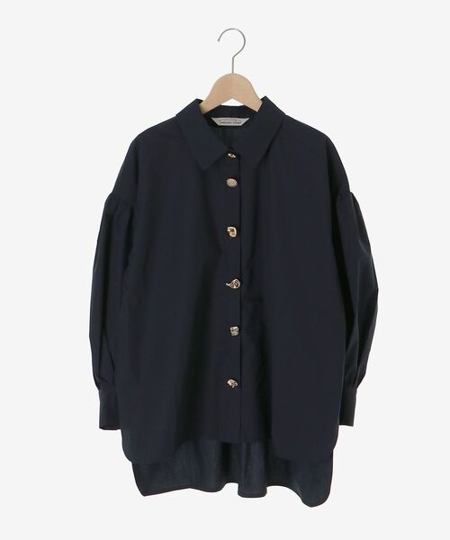 le.coeur blanc(ルクールブラン)の「TORRAZZO DONNA別注 ビジューギャザーシャツ(シャツ/ブラウス・レディース・ネイビー/ホワイト・38)」の15枚目の写真