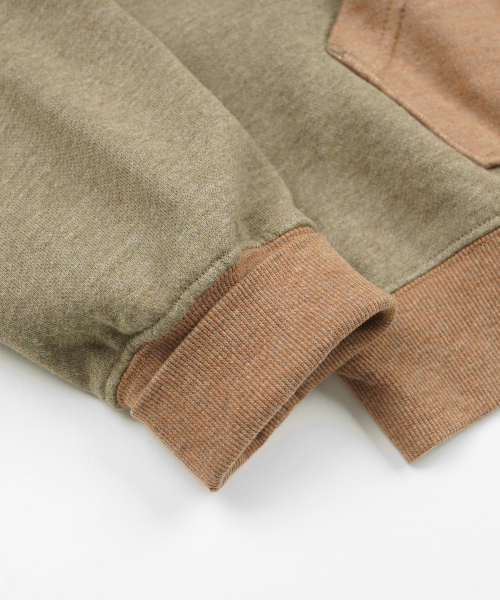 FRIZMWORKS（フリズムワークス）の「COLOR BLOCK POCKET HOODY _ MUSTARD（パーカー・メンズ・その他・SMALL/MEDIUM/LARGE/X-LARGE）」の6枚目の写真