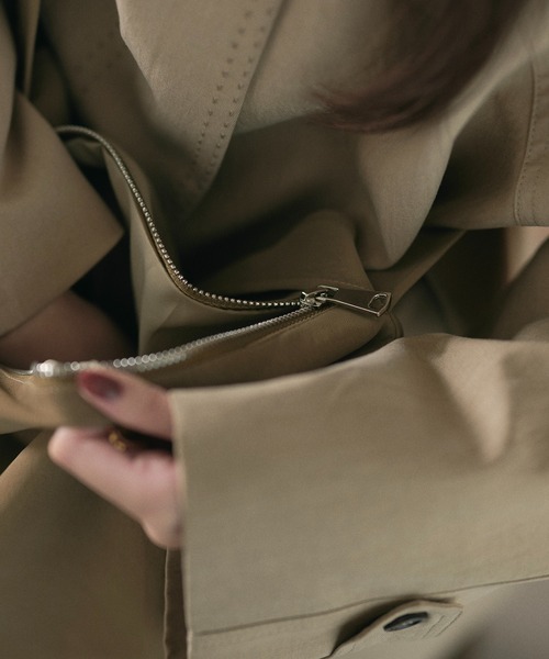 LAULEN(ローレン)の「soft drape shoulder bag /ソフトドレープショルダーバッグ(ショルダーバッグ・レディース・ブラウン/ベージュ/カーキ・FREE)」の14枚目の写真