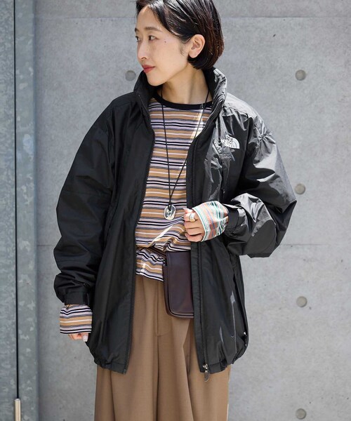 THE NORTH FACE(ザノースフェイス)の「《WEB限定》THE NORTH FACE/ノースフェイス Chimney Wind JK ジャケット NP22650(その他アウター・レディース・パープル/ブラック・SMALL)」の14枚目の写真
