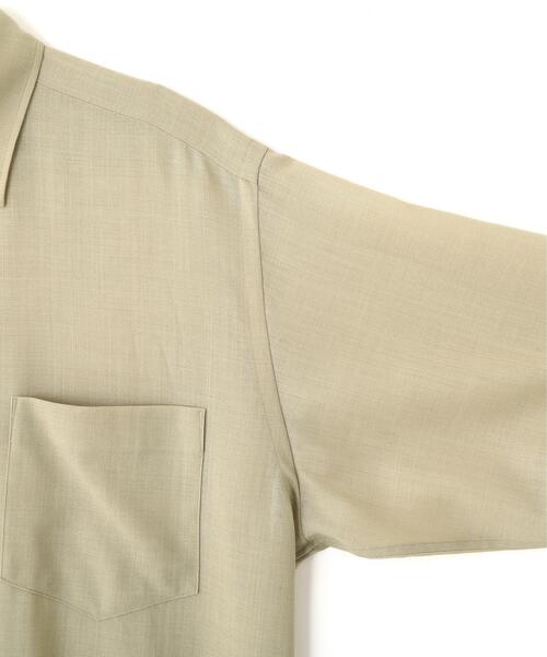 YLEVE(イレーヴ)の「YLEVE / 2/72 SUPER 100’s WOOL HIGH-TWIST VOILE SHIRT(シャツ/ブラウス・レディース・ベージュ/ブラウン系その他2・0/1)」の8枚目の写真