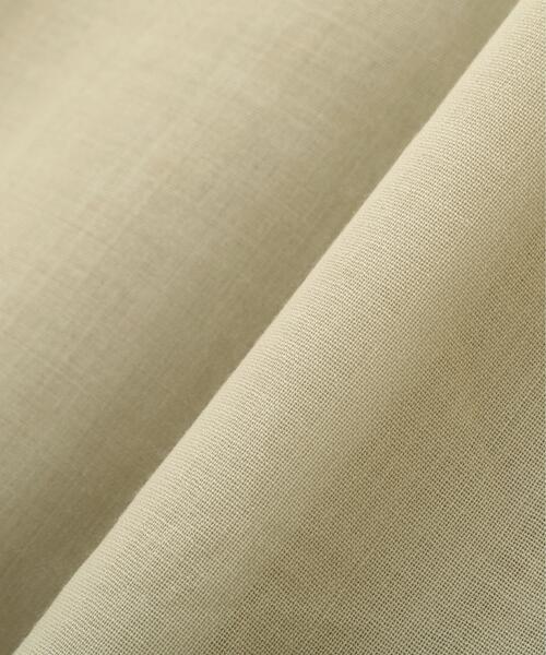 YLEVE(イレーヴ)の「YLEVE / 2/72 SUPER 100’s WOOL HIGH-TWIST VOILE SHIRT(シャツ/ブラウス・レディース・ベージュ/ブラウン系その他2・0/1)」の11枚目の写真