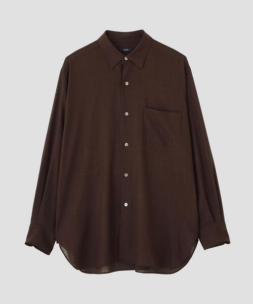 YLEVE(イレーヴ)の「YLEVE / 2/72 SUPER 100’s WOOL HIGH-TWIST VOILE SHIRT(シャツ/ブラウス・レディース・ベージュ/ブラウン系その他2・0/1)」の20枚目の写真